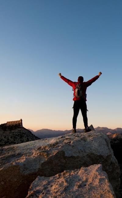 On Top of a Mountain